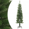 Árbol de Navidad artificial estrecho con soporte PE 150 cm 1