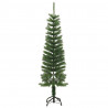 Árbol de Navidad artificial estrecho con soporte PE 150 cm 2