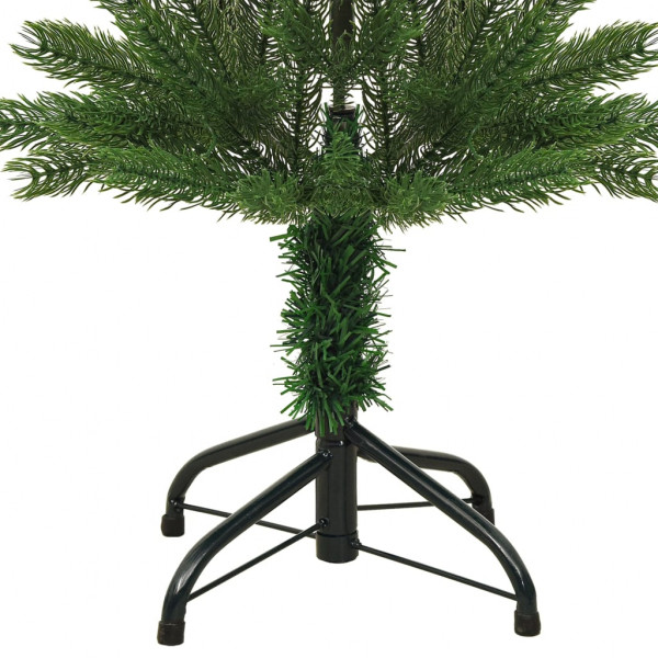 Árbol de Navidad artificial estrecho con soporte PE 150 cm M 4