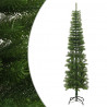 Árbol de Navidad artificial estrecho con soporte PE 240 cm 1