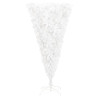 Árvore de Natal artificial invertida com suporte 240 cm branco 2