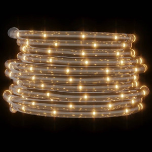 Tira de luces con 240 LED blanco cálido PVC 10 m H