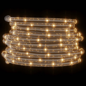 Faixa de luz com 1200 LED branco quente PVC 50 m H
