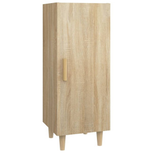 Aparador de madera contrachapada roble Sonoma 34.5x34x90 cm H