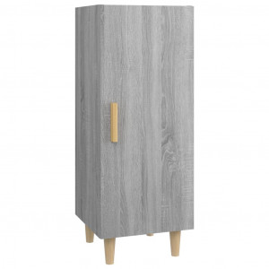 Aparador de madera contrachapada gris Sonoma 34.5x34x90 cm H