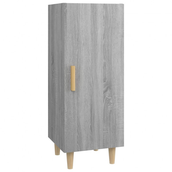 Aparador de madera contrachapada gris Sonoma 34.5x34x90 cm M 2