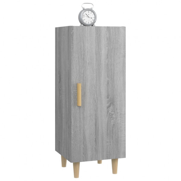 Aparador de madera contrachapada gris Sonoma 34.5x34x90 cm M 5