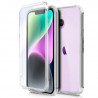Funda COOL Silicona 3D para iPhone 14 (Transparente Frontal + Trasera) 1