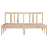 Estructura de cama madera maciza 135x190 cm 4