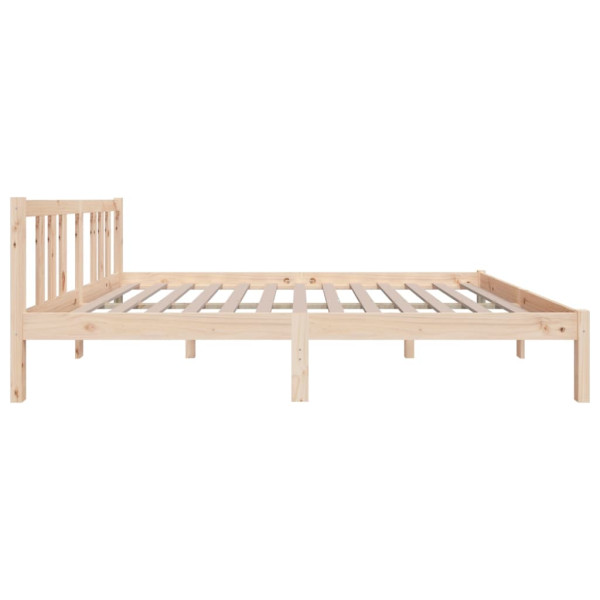 Estrutura de cama casal 135x190 cm madeira maciça M 5