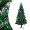 Árvore Natal artificial c/ pontas iridescentes 240 cm PVC verde 1
