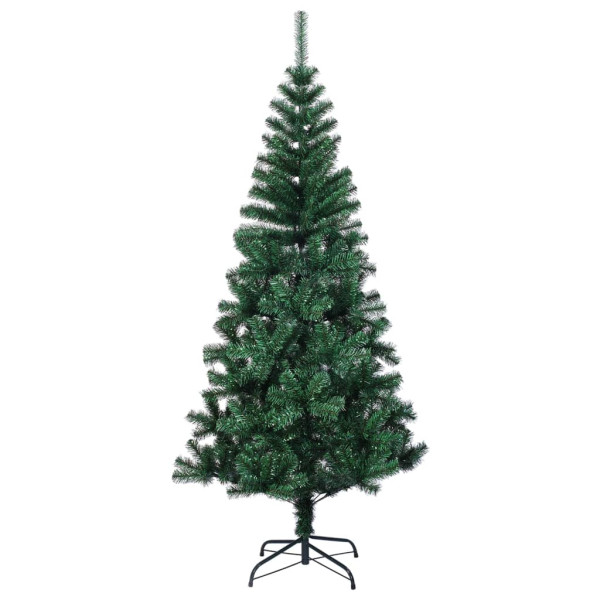 Árvore Natal artificial c/ pontas iridescentes 240 cm PVC verde M 2