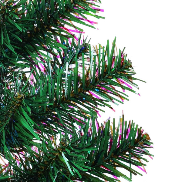 Árvore Natal artificial c/ pontas iridescentes 240 cm PVC verde M 4