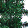 Árbol de Navidad artificial puntas iridiscentes PVC verde 240cm 5