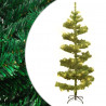 Árvore de Natal rotativa pré-iluminada + suporte PVC verde 1