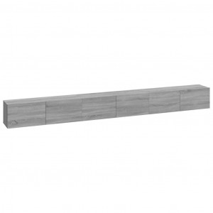 Set de muebles para TV 3 pzas madera contrachapada gris Sonoma H