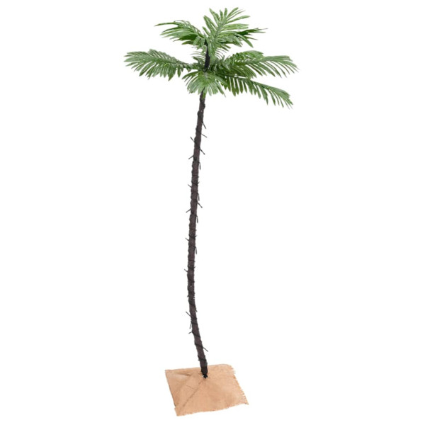 Palmera artificial con 96 LED blanco cálido 180 cm M 2