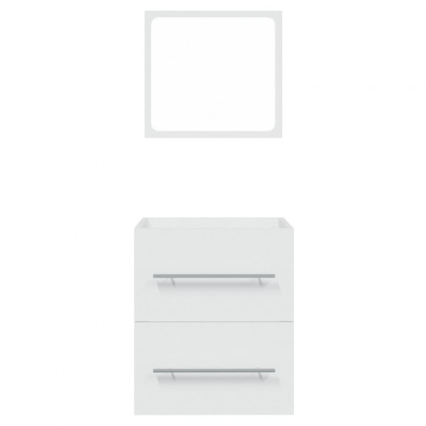 Armário de casa de banho com espelho 41x38.5x48 cm branco M 5