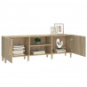 Mueble para TV madera contrachapada roble sonoma 150x30x50 cm 4