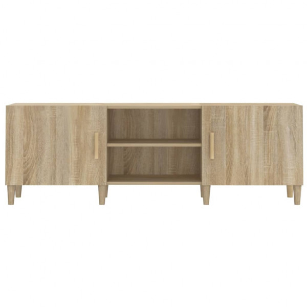 Mueble para TV madera contrachapada roble sonoma 150x30x50 cm M 5