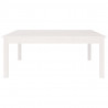 Mesa de centro 100x100x40 cm pinho maciço branco 3