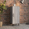 Aparador de madera contrachapada gris Sonoma 34.5x34x90 cm 1