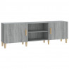 Mueble para TV madera contrachapada gris Sonoma 150x30x50 cm 2