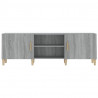 Mueble para TV madera contrachapada gris Sonoma 150x30x50 cm 5