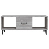 Mesa de centro madera contrachapada gris Sonoma 102x50x40 cm 5