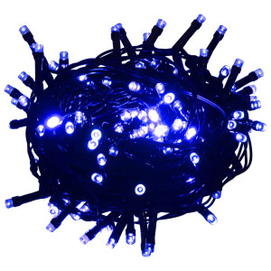 Tira de luces con 300 LED PVC azul 30 m H