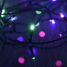 Tira de luces con 400 LEDs PVC colores pastel 40 m 5