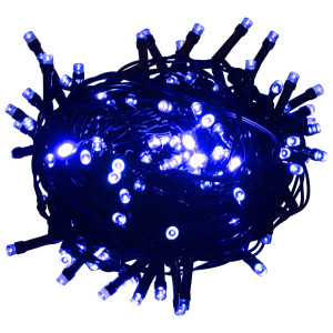 Tira de luces con 600 LED PVC azul 60 m H