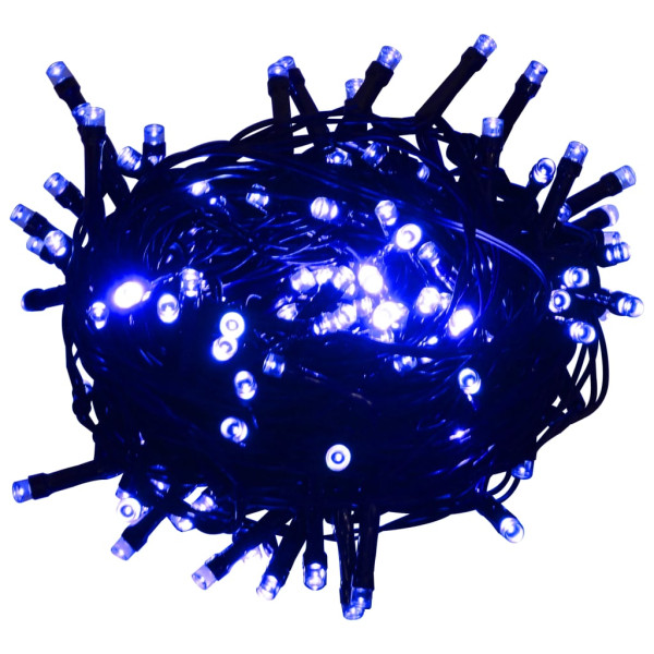 Tira de luces con 600 LED PVC azul 60 m M 2