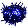 Cordão de luzes com 1000 luzes LED 100 m PVC azul 1