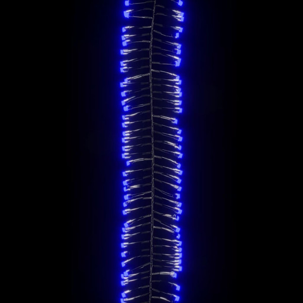 Cordão de luzes agrupadas 1000 luzes LED 11 m PVC azul M 5