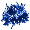 Tira de luces de racimo con 3000 LED PVC azul 23 m 2