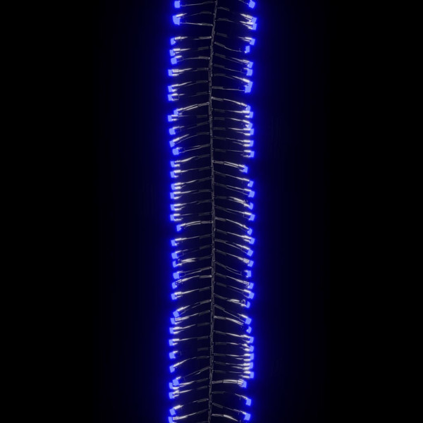 Cordão de luzes agrupadas 3000 luzes LED 23 m PVC azul M 5