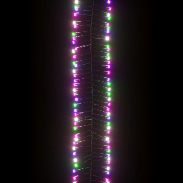 Tira de luces de racimo con 3000 LED PVC pastel multicolor 23 m M 5