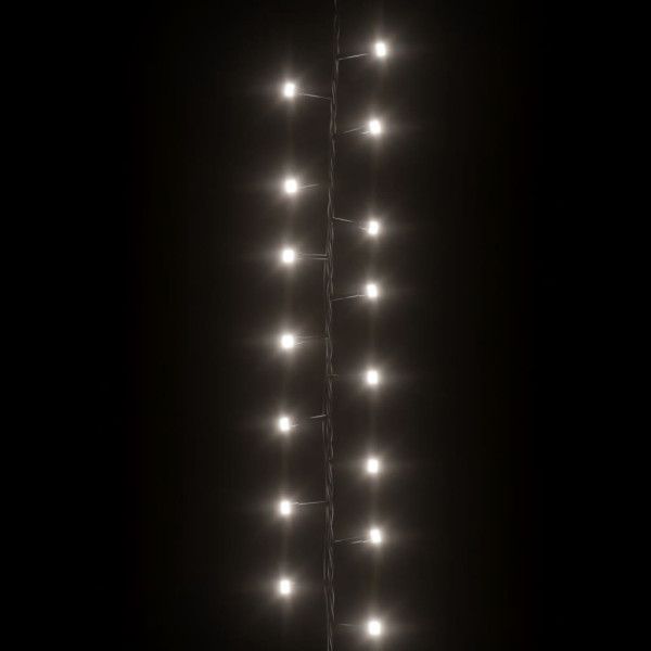 Cordão de luzes compacto 1000 luzes LED 25 m PVC branco frio M 5