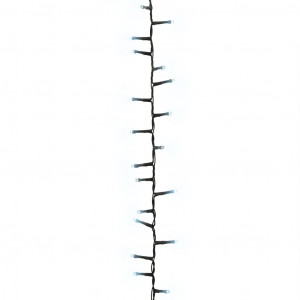 Cordão de luzes compacto 2000 luzes LED 45 m PVC branco frio H