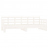 Sofá cama extraíble madera maciza de pino blanco 2x(80x200) cm 2