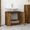 Armario baño madera contrachapada roble ahumado 64.5x33.5x59 cm 4