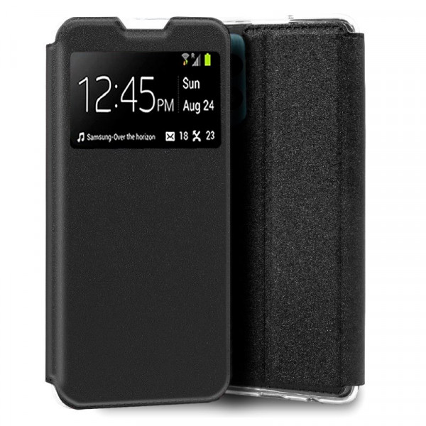 Funda COOL Flip Cover para TCL 305i Liso Negro D