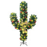 Cato de Natal com suporte e LEDs PVC 210 cm verde 2