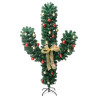 Cato de Natal com suporte e LEDs PVC 210 cm verde 4