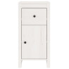Aparador de madera maciza de pino blanco 40x35x80 cm 5