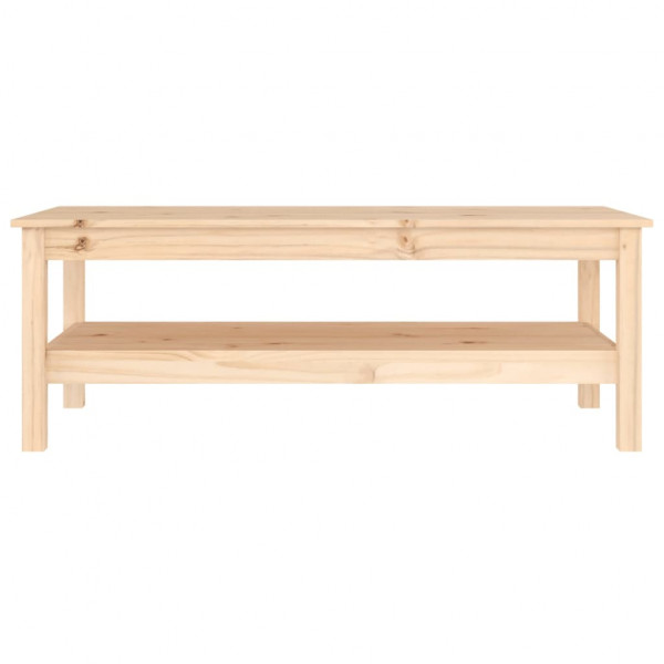 Mesa de centro de madera maciza de pino 110x50x40 cm M 3