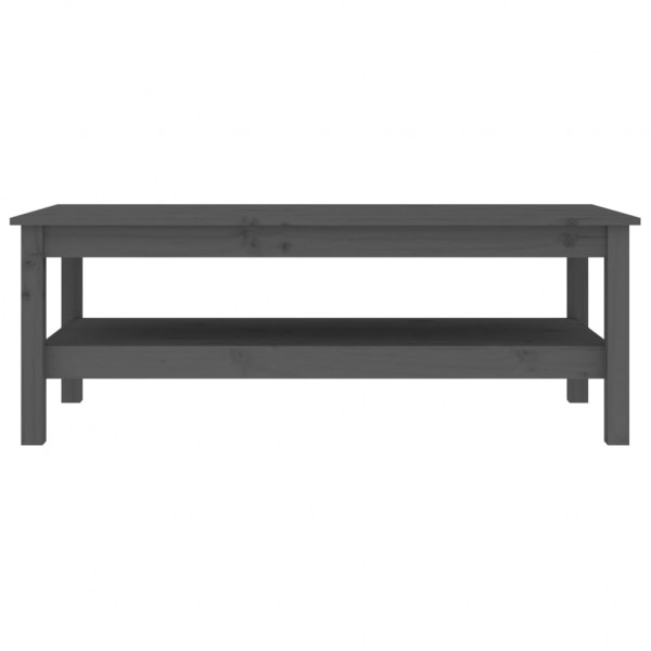 Mesa de centro 110x50x40 cm pinho maciço cinza M 3
