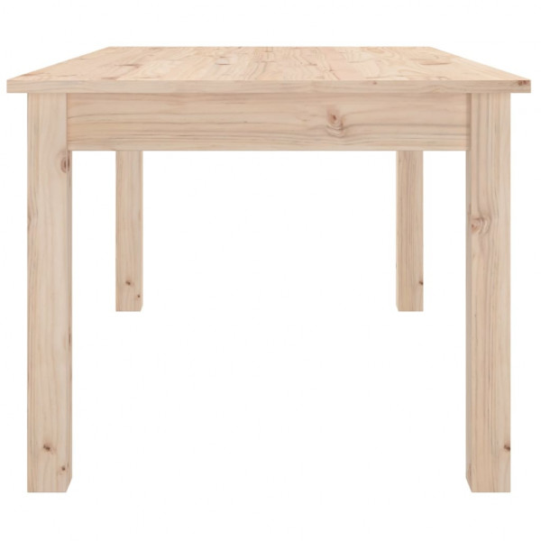 Mesa de centro de madera maciza de pino 80x50x40 cm M 4