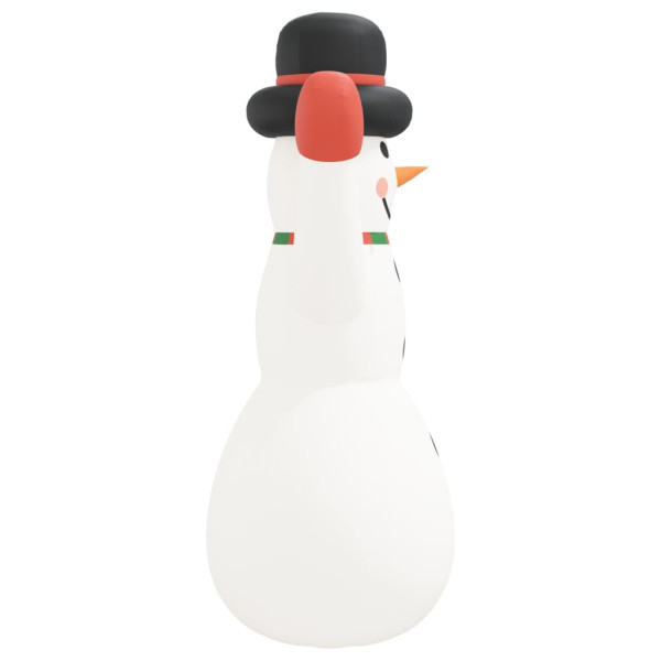 Boneco de neve inflável com LEDs 370 cm M 5